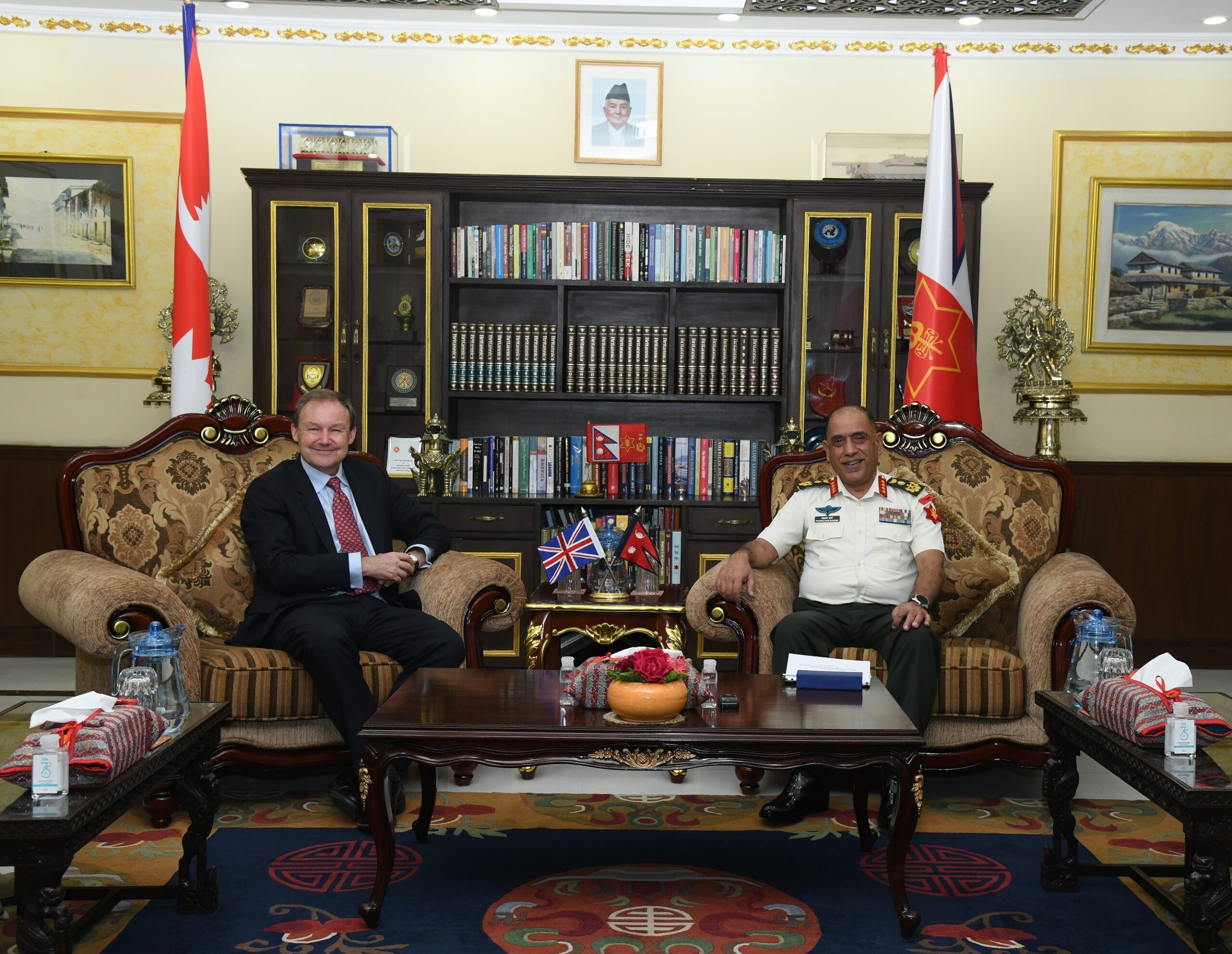 Commander-in-Chief Meets British Ambassador to Strengthen Bilateral Ties