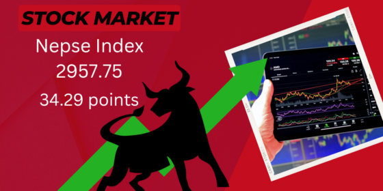 NEPSE Index Sees Significant Growth, Surges by 34.29 Points