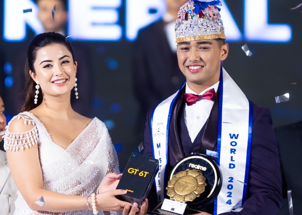 Santosh Loksham from Jhapa Wins Realme Mister Nepal 2024 Title