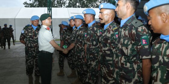 Rotation of Nepali Peacekeepers in South Sudan Completed