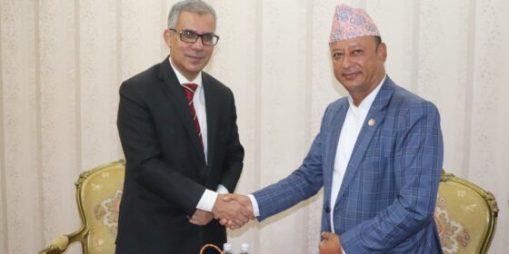 Energy Minister Khadka Meets Bangladeshi Ambassador to Discuss Energy Cooperation