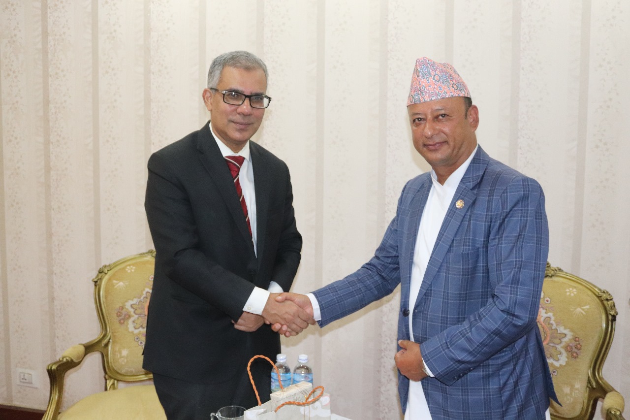 Energy Minister Khadka Meets Bangladeshi Ambassador to Discuss Energy Cooperation