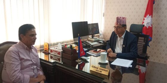 Haribansha Acharya Urges Minister Dahal to Address Development Issues in Kavre