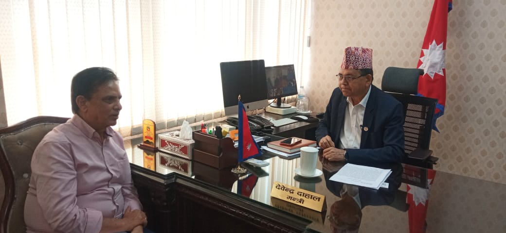 Haribansha Acharya Urges Minister Dahal to Address Development Issues in Kavre