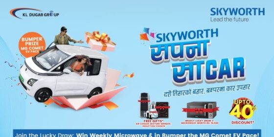 Skyworth Festive Offer: Grand Prizes of MG Comet EV and Up to 40% Discount on Home Appliances