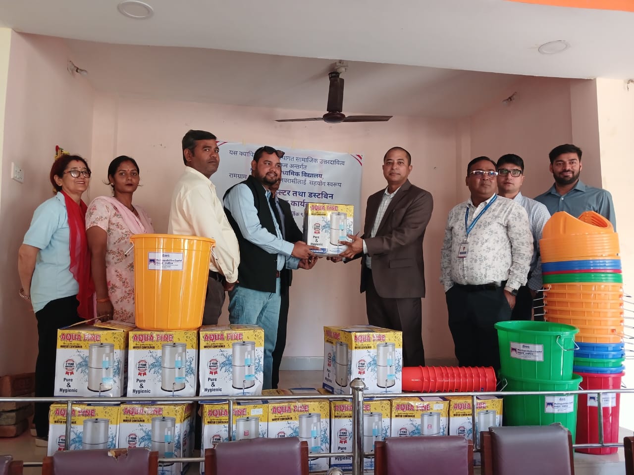 Machhapuchhre Capital Provides Support to Adarsha Secondary School Under CSR Initiative