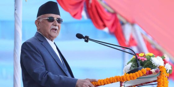 PM Oli Vows to Curb Anarchy and Division in the Nation