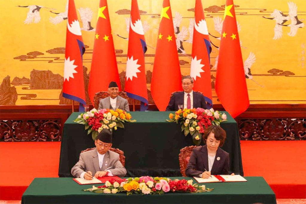 Nepal and China Sign Nine Bilateral Agreements in Beijing