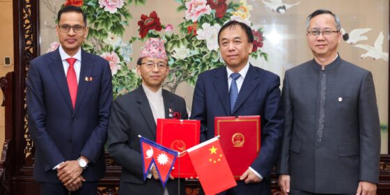 Nepal and China Sign Belt and Road Initiative Cooperation Framework