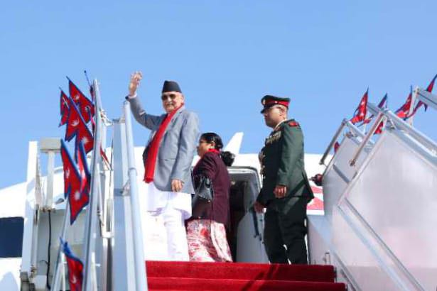 Prime Minister KP Sharma Oli Departs for Official Visit to China