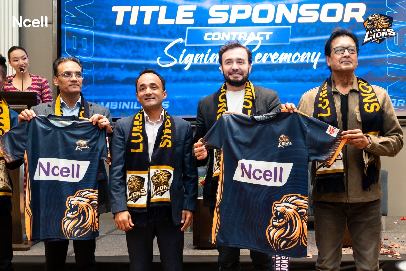 Lumbini Lions Welcomes Ncell as Title Sponsor for Nepal Premier League