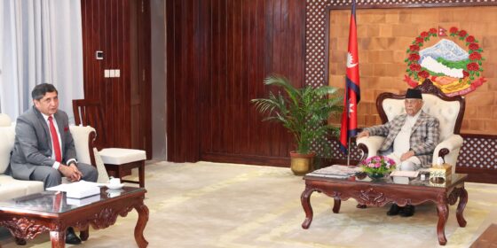 Ambassador of Pakistan Calls on Prime Minister KP Sharma Oli, Discusses Regional Cooperation