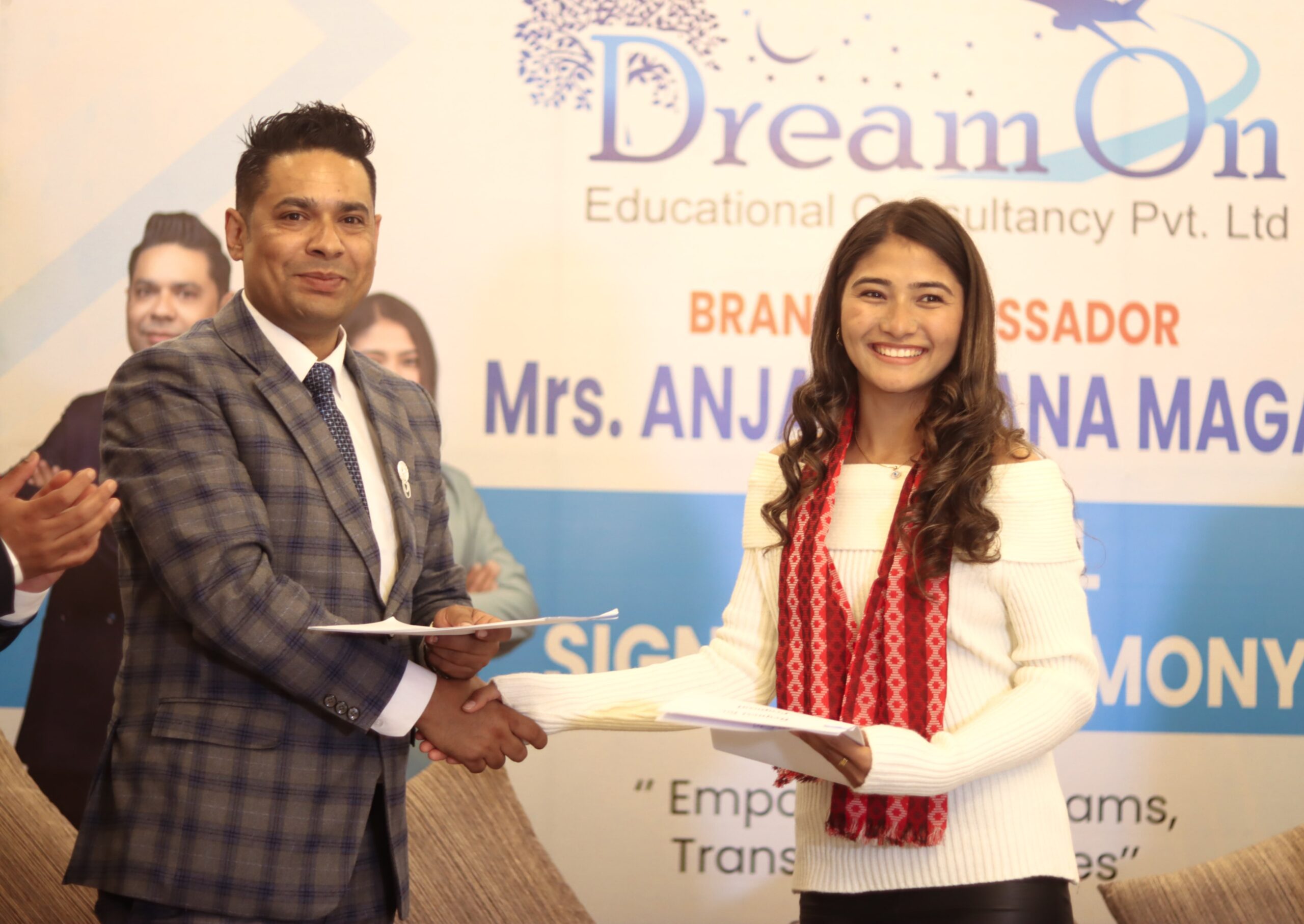 Goalkeeper Anjana Rana Magar Becomes Brand Ambassador for Dream On Education