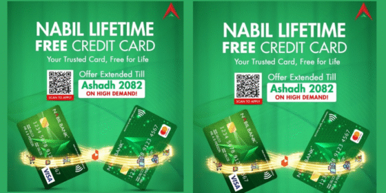 Nabil Bank Extends ‘Lifetime Free Credit Card’ Offer Amid Overwhelming Demand